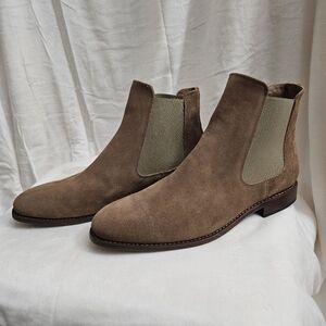 Men's Brown Suede Chelsea Boots